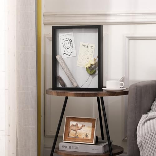 Muzilife 11x14 Shadow Box Wood Picture Frame, Tempered Glass, Black - color: Black, size: 11x14