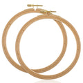 2 Pack 7 Inch Wood Embroidery Hoop, Cross Stitch Supplies, Cross Stitch Hoops Ring, Beech Wooden Embroidery Frames for Art Craft Sewing, DIY Decoration