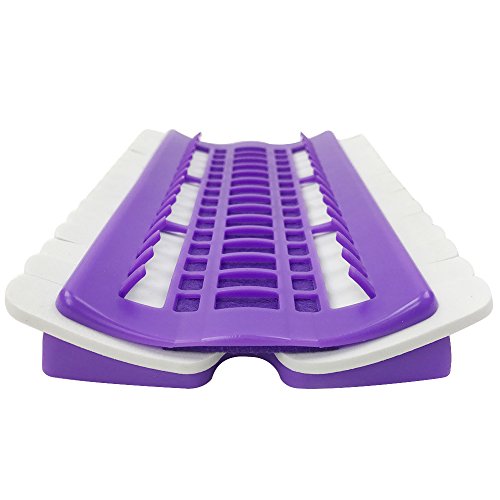 D&D Embroidery Floss Organizer, Plastic & Foam, Purple, 6.9 x 4.3 x 0.9 inches - color: purple