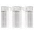 HARFINGTON 30Pcs Large Eye Blunt Stainless Steel Tapestry Needles 2" for Sewing, Knitting, Leather Working & More - size: 2"