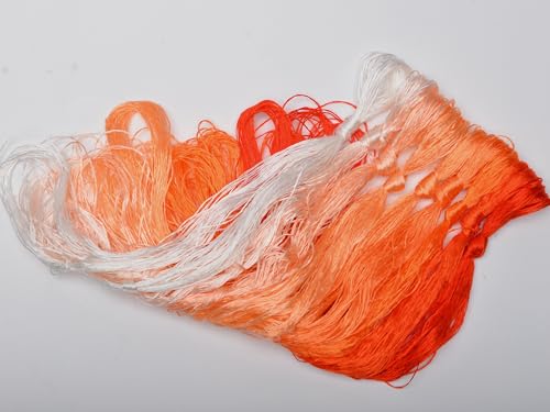 100% Mulberry Silk Embroidery Thread 9 Colors 110m Each (26) - color: 26