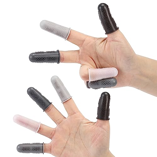 Mr. Pen- Hot Glue Gun Finger Protectors, 24 pcs, Black and White Shades - color: Black & White Shades, size: 24 pcs