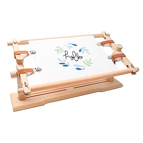 Lampstop Embroidery Hoop Stand Hands Free Embroidery Frame Rotated Cross Stitch Stand for Stitching Sewing Craft (Rotated Cross Stitch Stand)