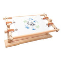 Lampstop Embroidery Hoop Stand Hands Free Embroidery Frame Rotated Cross Stitch Stand for Stitching Sewing Craft (Rotated Cross Stitch Stand)