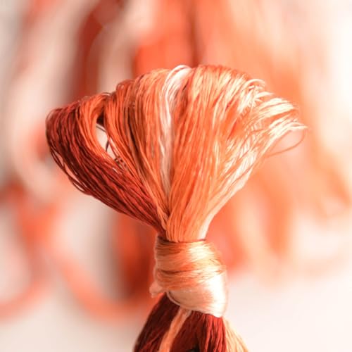 100% Mulberry Silk Embroidery Thread 8 Colors 110m Each (33) - color: 33