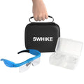 Magnifying Glass with Light Hands Free Magnifying Glasses Headset - color: Blue, size: With Case