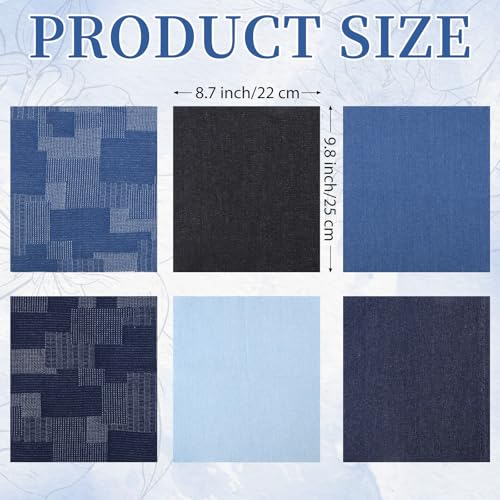 Booson 28 Pcs Thread Kit Sashiko Needles Denim Fabric
