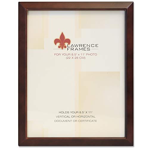 Lawrence Frames Lawrence Woods Frame, 8.5x11, Esspresso Brown - color: Esspresso Brown, size: 8.5x11