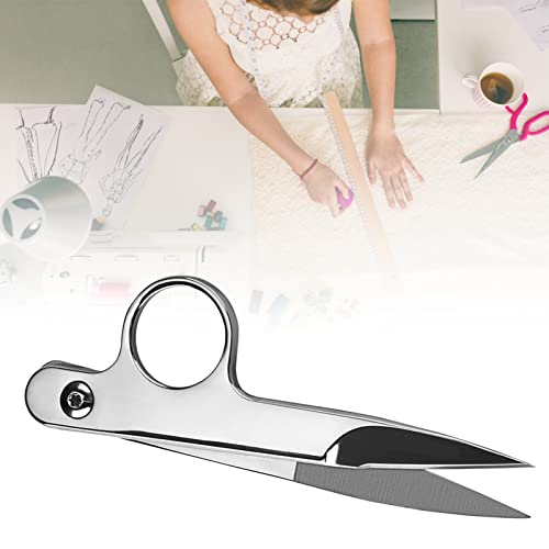 Newness Thread Snips, Sewing Snips with Protective Plastic Sleeve, Mini Small Snippers Shears Trimming Nipper Clipper for Variety of Material, Fishing Line, Fabric, DIY, Yarn Scissors