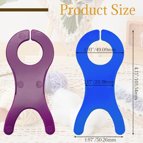 Jersvimc 40pcs Yarn Bobbins, for Crochet Large Bobbins Spool Tool - size: 5 Color - 40Pcs