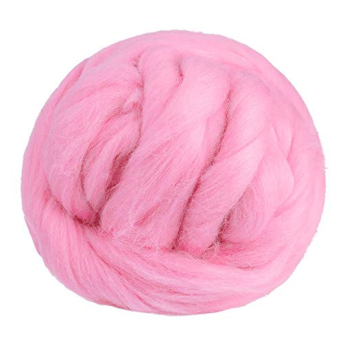 3.53oz Needle Felting Wool Roving Wool for Felting Wool Felting Supplies - color: antique pink