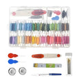 Embroidery Thread, 6 Strand Hand Embroidery Supplies Rainbow Embroidery Floss, Cross Stitch Thread for Bracelet, DIY Crafts, Sewing, Embroidery Supplies (50 Colour)