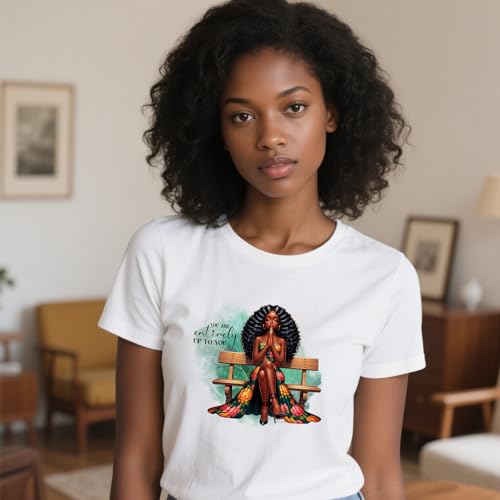 Wxiben 20 Pcs Black Girl Iron on Transfer Dtf Transfers Ready to Press - style: Pray Black Girl