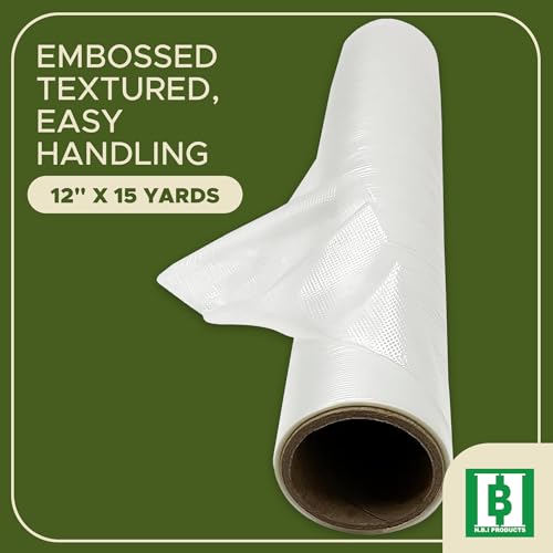 HBI Wash Away Embroidery Topping, Water Soluble Clear Film, 12 in x 15 yd - size: 12" x 15yd