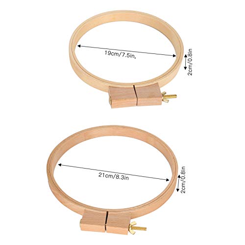 Comdry Quilting Hoop, Oval Universal Practical Embroidery Hoops, for Art Craft Handy Sewing Embroidery Cross Stitch Needle Point Silk Painting