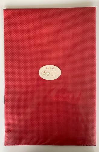 Aida Cloth 11 Count Cross Stitch Fabric,19×28inch (11CT,Red) - color: Red, size: 11CT