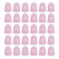 Xiaoyztan 30Pcs Pink Silicone Guitar Finger Protectors - color: Pink, size: S