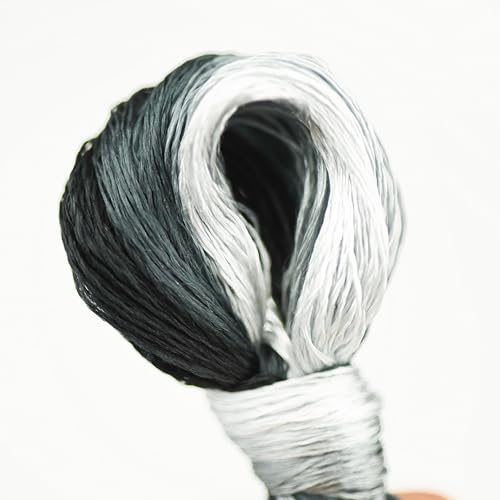 Natural 100% Mulberry Handmade Embroidery Silk Thread Silk Floss (97) - color: 97