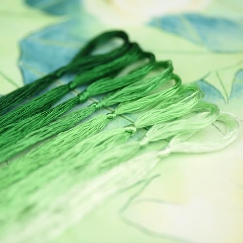 Natural 100% Mulberry Handmade Embroidery Silk Thread Silk Floss (71) - color: 71