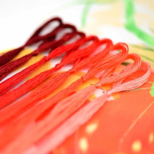 Natural 100% Mulberry Handmade Embroidery Silk Thread Silk Floss (42) - color: 42