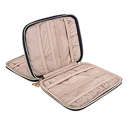 Teamoy Crochet Hook Case Organizer, Crochet Needle Storage Bag, Black - color: Black