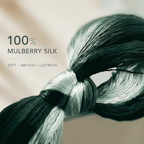 Mulberry Silk Floss Embroidery Thread Floss-Cross Stitch Threads China Silk Woven Jewelry Threads DIY Sewing Kits (47) - color: 47
