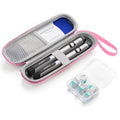 sijidou Insulin Cooler Travel Case, Portable Insulin Travel Case, Insulin Cooling Cases Insulated Organizer for Insulins Pens (Pink) - color: Pink