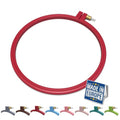 Maker Susan Plastic Embroidery Hoop, Hello Series Cross Stitch Hoops for Beginners, Punch Needle Hoop, Embroidery Frames for Sewing, Needlework, Embroidery Projects (Red, Medium 7.5" (19 cm)) - style: Red