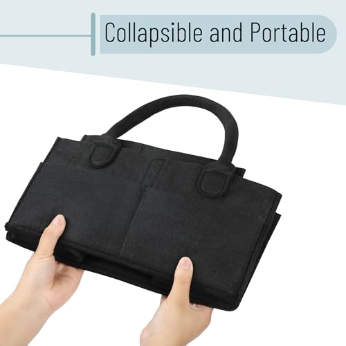 Mr. Pen- Baby Diaper Caddy Organizer, Black, Medium - color: Black, size: 1 Pack, Regular