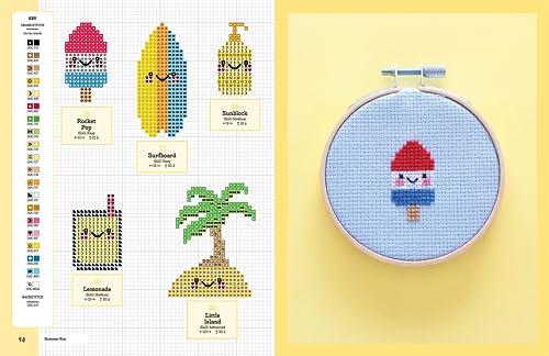 Cute Kawaii Cross Stitch: Over 400 super adorable patterns