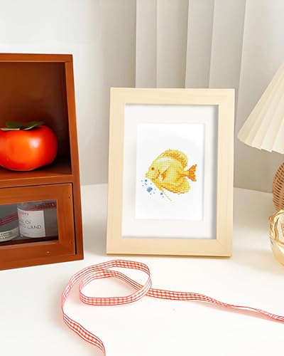 PeakLuv Small Diamond Art Kits Fishes Mini Diamond Painting Kits for Adults - color: Sea Animals
