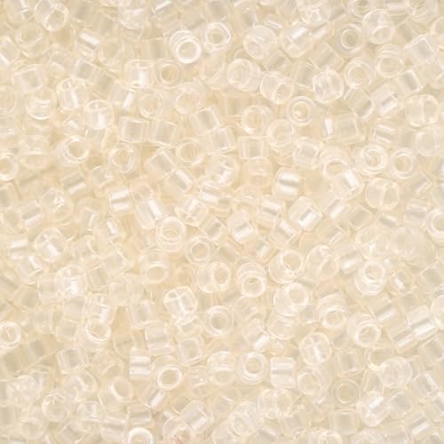 Miyuki Delica Seed Beads - color: DB1409 - Crystal Glazed