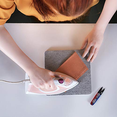 Wool Pressing Mat - 9" x 9" Quilting Ironing Pad - 100% New Zealand Felted Wool Iron Board for Quilters, Great for Quilting & Sewing Projects by Savina - size: 9in x 9in