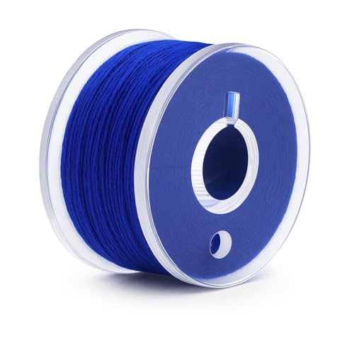 Mandala Crafts Blue 15J SA156 Prefilled Bobbin Thread, 144 PCs - color: Blue, size: Size A 144 X 142 Yards