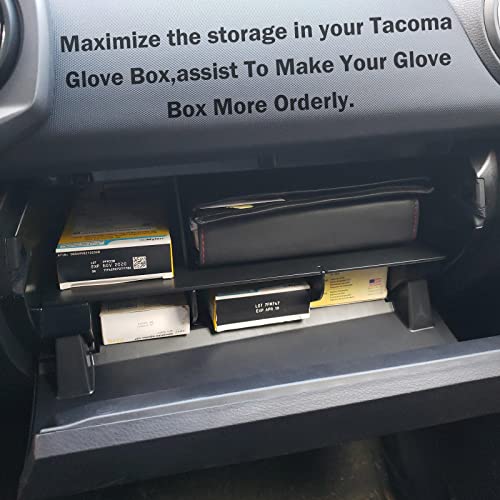 Glove Box Dividers Organizer Compatible with Toyota Tacoma Accessories