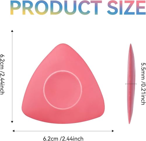 CampTek 4 PCS Triangle Sewing Tailors Chalk, Fabric Marker for Dressmaking, Sewing Supplies Accessories- Tailor's Chalk for Precision Marking on Fabric, Assorted Colors - size: 1 Count (Pack of 4)