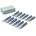 Beaditive Sewing Scissors (12-Piece Set) High-Carbon Steel Thread, Yarn, Embroidery Clippers | Handheld Snippers for Arts, Crafts, and DIY Projects | Multipurpose Use