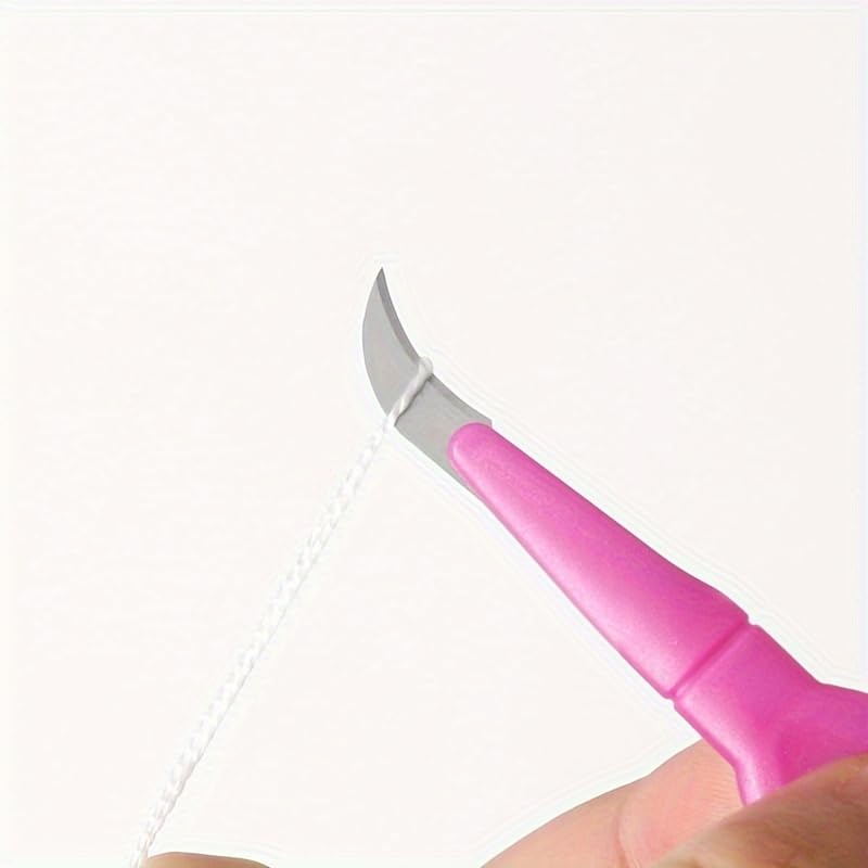 2pcs Seam Ripper with Purple Plastic Handle, Cutting Tool, Sewing Craft Needle and Thread Tool - color: 2pcs