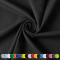 Cotton Fabric By The Yard 58 Inches Wide for Quilting, Sewing, Apparel, Embroidery, DIY Crafts(Black, 3Y) - color: Black, size: 3 Yards(58" x 108")