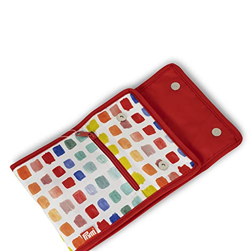Prym Circular Knitting Needle Case, 9" x 7-1/4", Rainbow Specks - style: Rainbow Specks