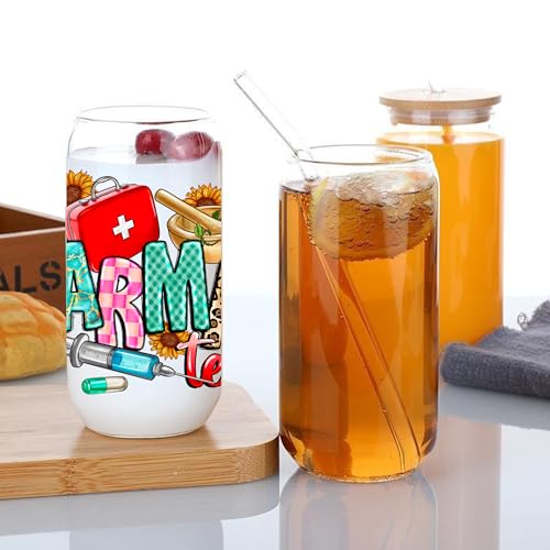 Nurse UV Transfer Sticker 5 Sheet Waterproof 3D Cup Wraps Stickers for 16OZ Glass Mug Rub On Transfer Furniture Craft DIY Crafts - style: Nurse-5PCS