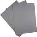 KCS 3 pc of 12" x 18"(30cmx45cm) Counted Cotton Aida Cloth Cross Stitch Fabric (Medium Grey,18CT) - color: Medium Grey, size: 18CT