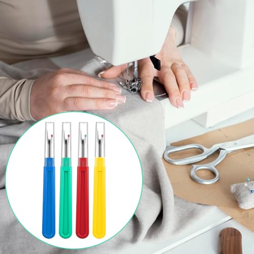 50Pcs Large Seam Rippers Stitch Remover Tool Kit, Seam Rippers for Sewing Embroidery Removal Tool, Mix Multicolor Stitch Ripper Thread Cutter for Crafting Embroidery, Opening Buttonholes
