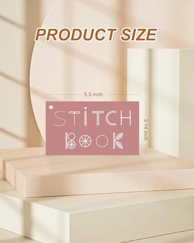 LTWVDIZ 2 Pack Creative Mini Sewing Book, Enthusiasts & Beginners Ideal for DIY Mini Sewing Kit, Elevate Your Sewing Skills, Learn A Variety of Sewing Techniques Embroidery