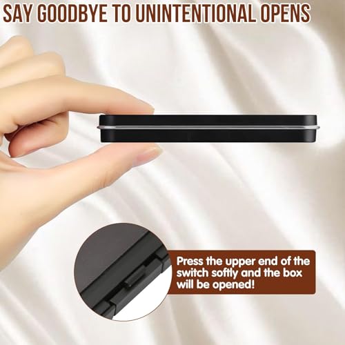 2Pcs Magnetic Pin Holder Box with Transparent Acrylic Lid, Strong Built-In Magnet Secures Pins Under 6.5cm, Sewing Needle Organizer Box with Snap Closure, Craft Supplies Storage Gift for Sewers - color: 2Pcs