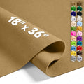 Camel 18" X 36" Felt Fabric Sheet - 1.6mm Thickness - color: Camel, size: 18" x 36"