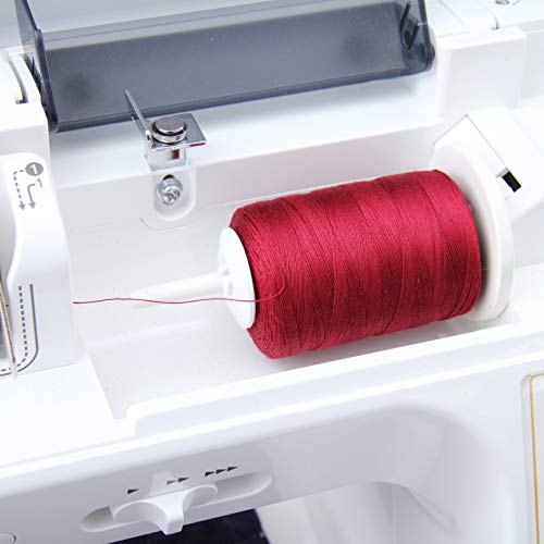 ThreadArt Cotton Quilting Thread Set, 1000M 50/3, 5 Red Tones - color: 5 RED TONES