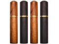 Septe Toothpick Holder, Wooden Portable Sewing Needles Storage Case for Storage Toothpick,Cotton Swab and Other Small Object ,2 ebony + 2 rosewood(4 Pcs)