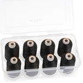 New brothread 8 Spools Polyester Embroidery Machine Thread -8xBlack - color: Black