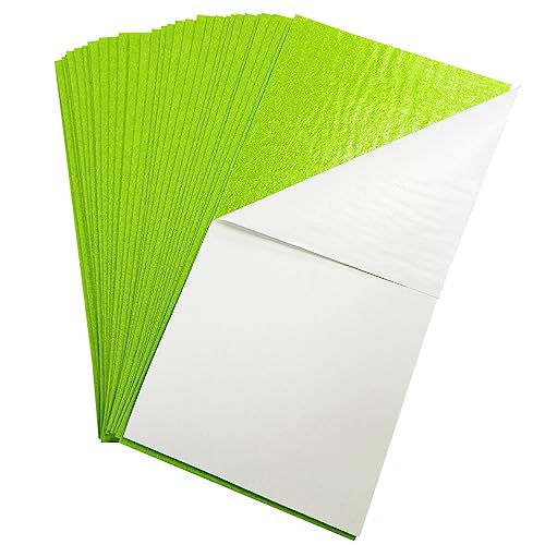 Jtnohx Self Adhesive Felt Sheets Adhesive Backed Felt Fabric Green 4"x8" - color: Green